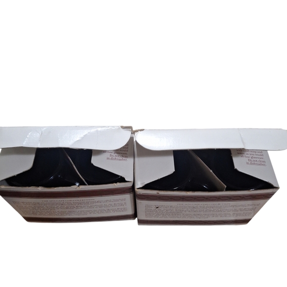 VTG Avon 1876 Cape Cod Collection Ruby Red Footed Pedestal Mugs Set Of 4 NOB - Picture 9 of 11